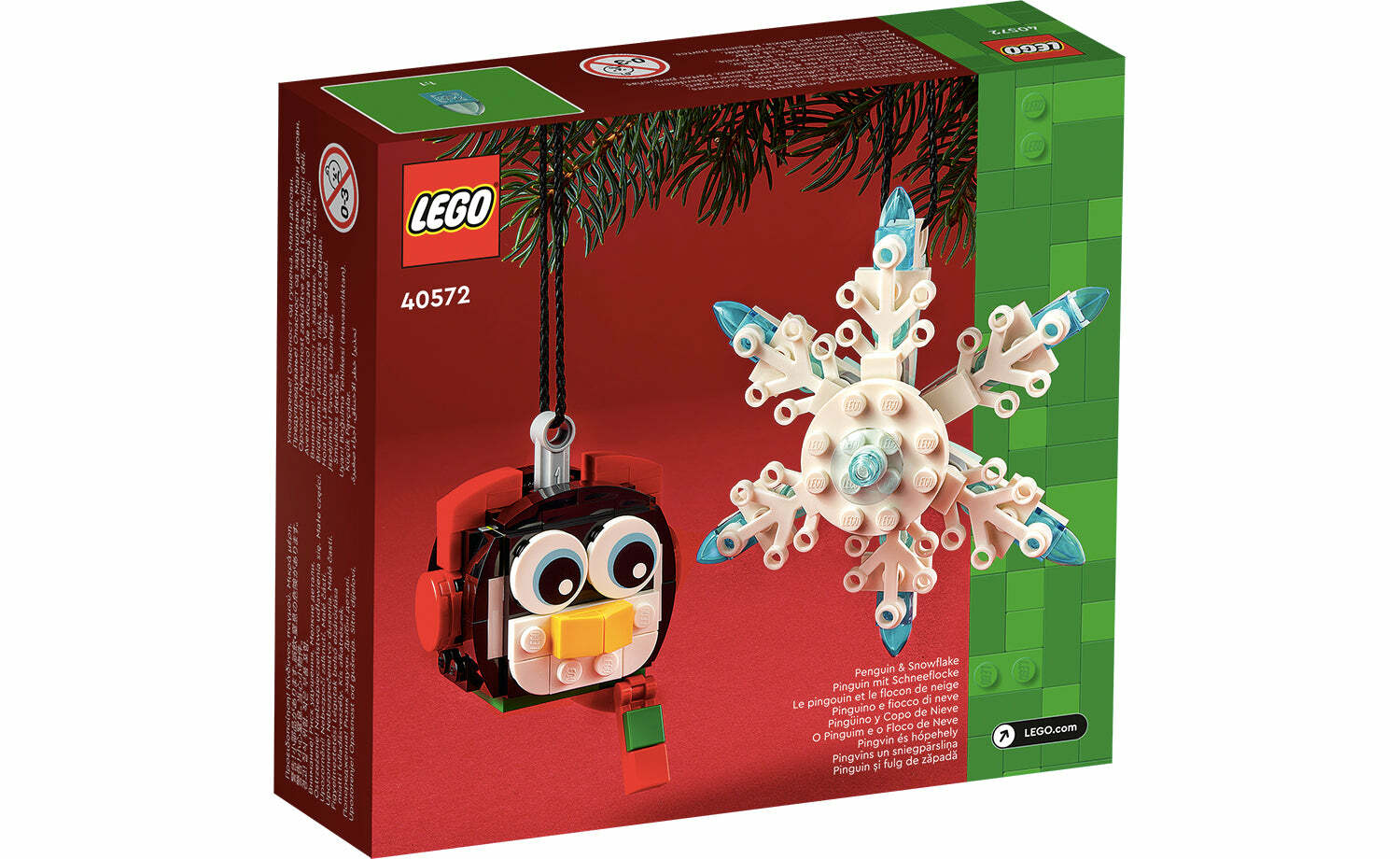 [飛米樂高積木磚賣店] LEGO 40572 holiday-企鵝和雪花