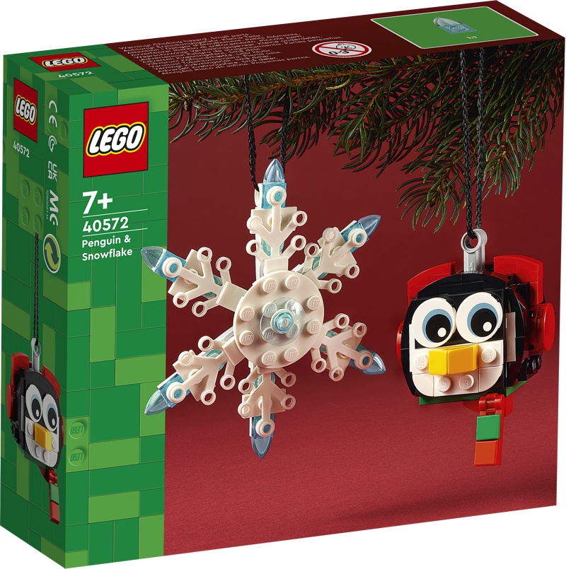 [飛米樂高積木磚賣店] LEGO 40572 holiday-企鵝和雪花