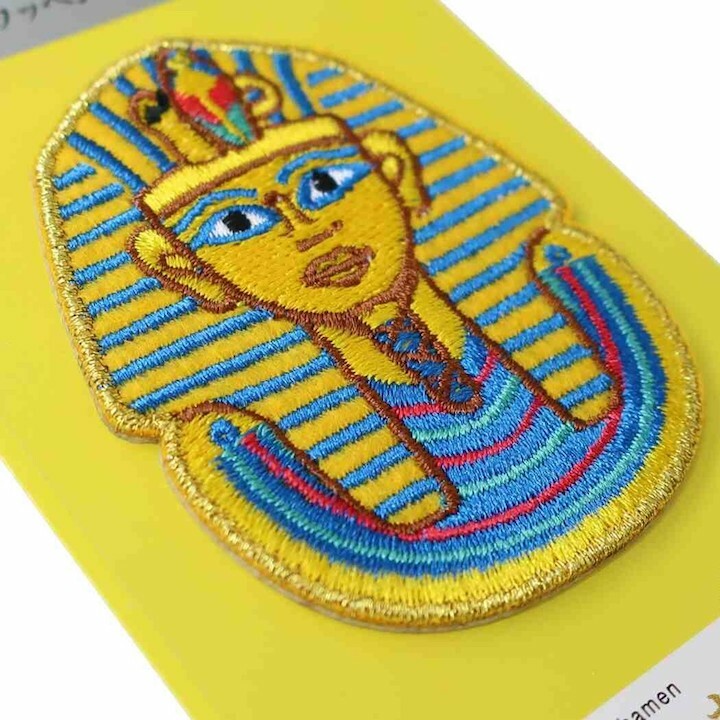 法老王 大人的圖鑑 刺繡貼紙 燙貼｜日本Kamio