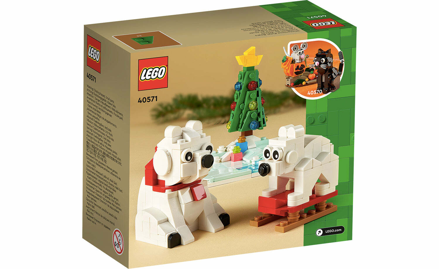 [飛米樂高積木專賣店]LEGO 40571 holiday-冬日北極熊