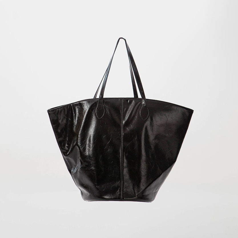 軟質單肩大托特包