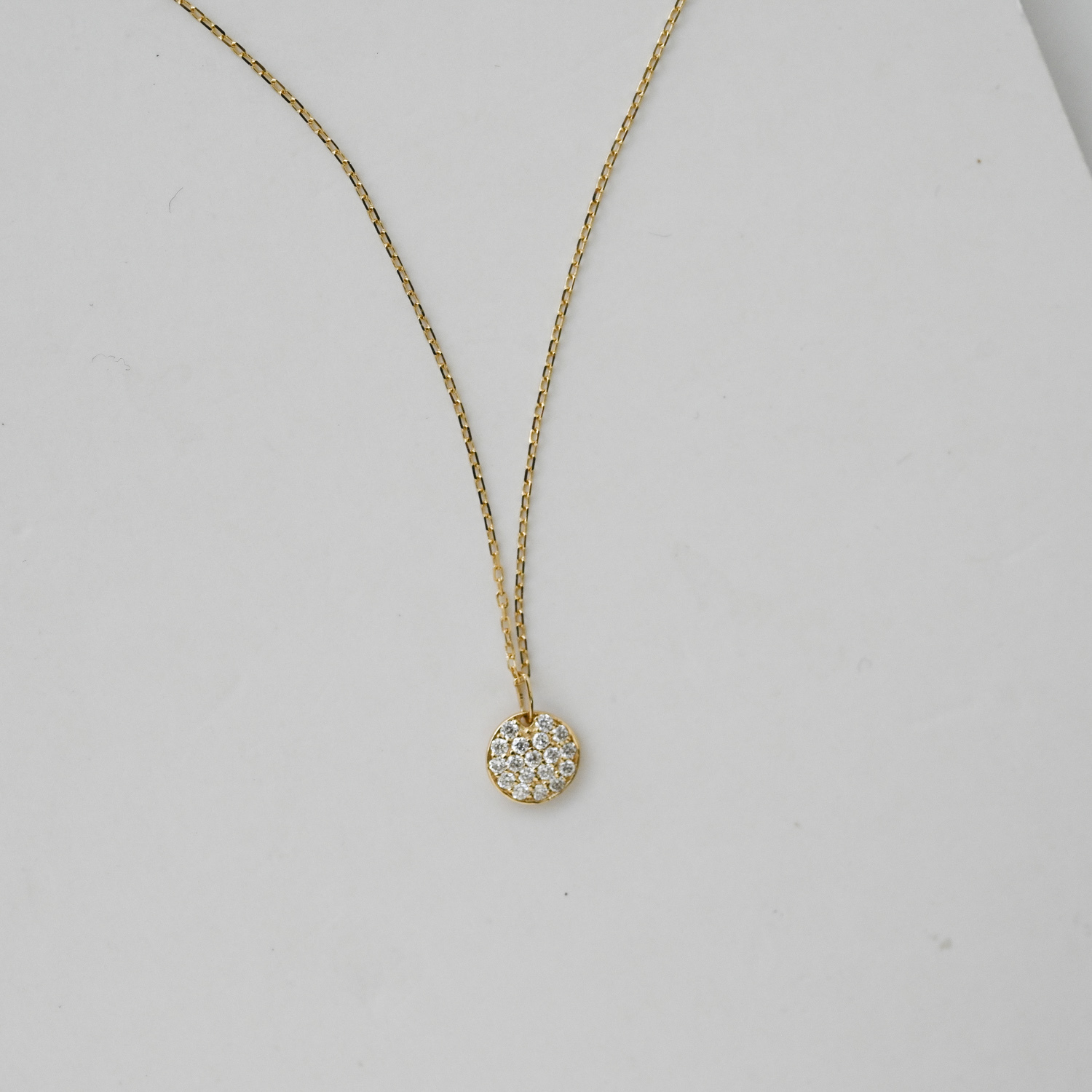 18K Circulo Diamond Necklace