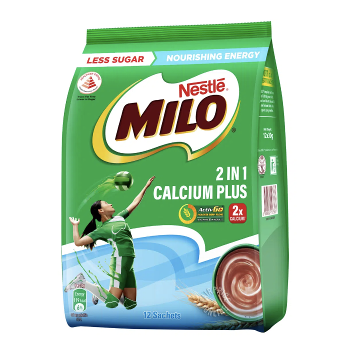 Milo 2合1 高鈣低脂 12包