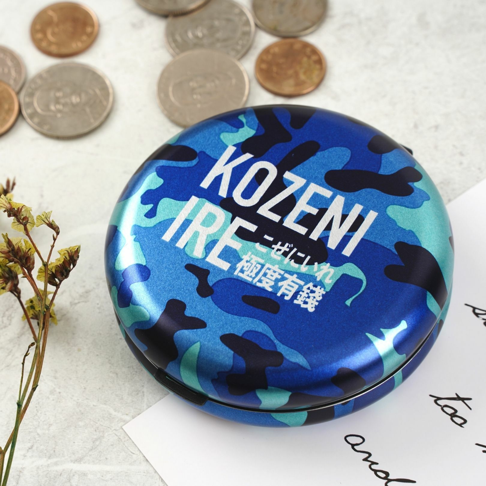 日幣-藍色迷彩-消光