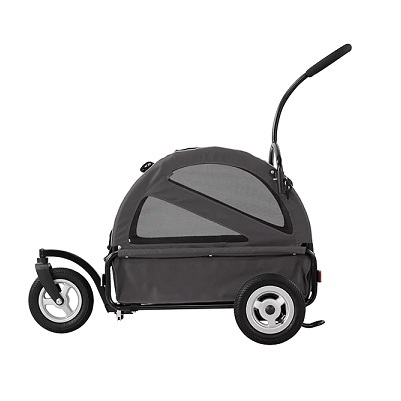 日本AirBuggy Twinkle 中型犬 高級寵物手推車 25kg - 炭灰色(特別版)