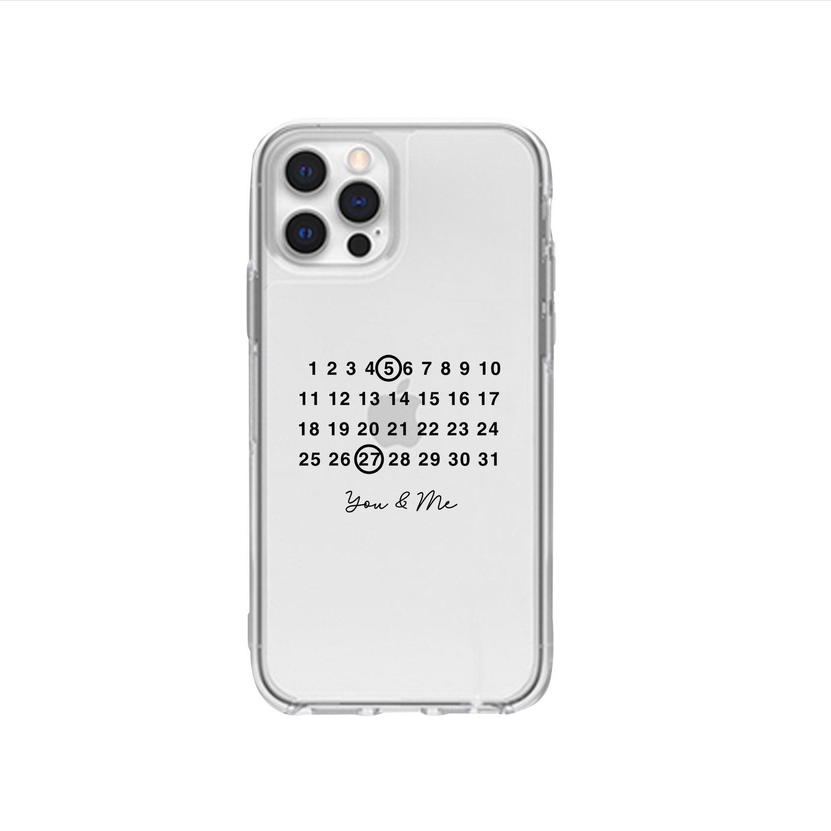 Maison Margiela Style Custom iPhone Clear case| APEEL