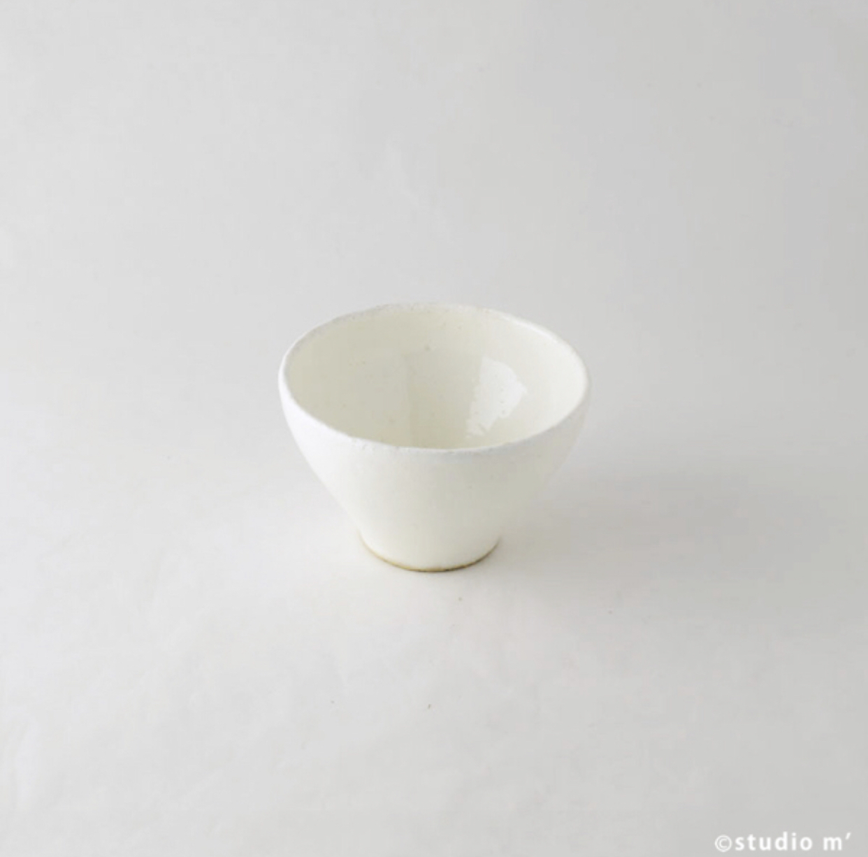 STUDIO M' - CROUTON碗L 粉引