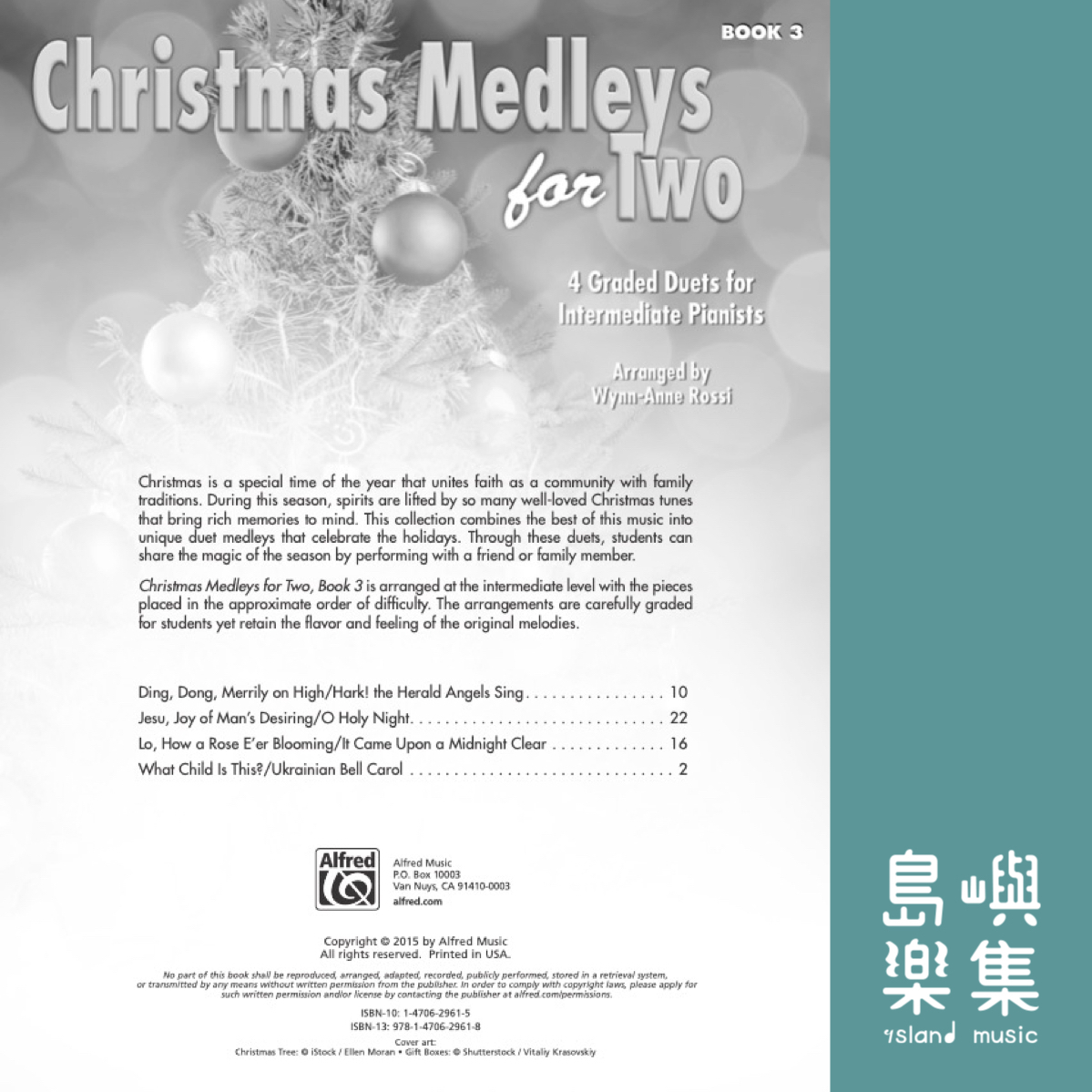 Christmas Medleys for Two, Book 3