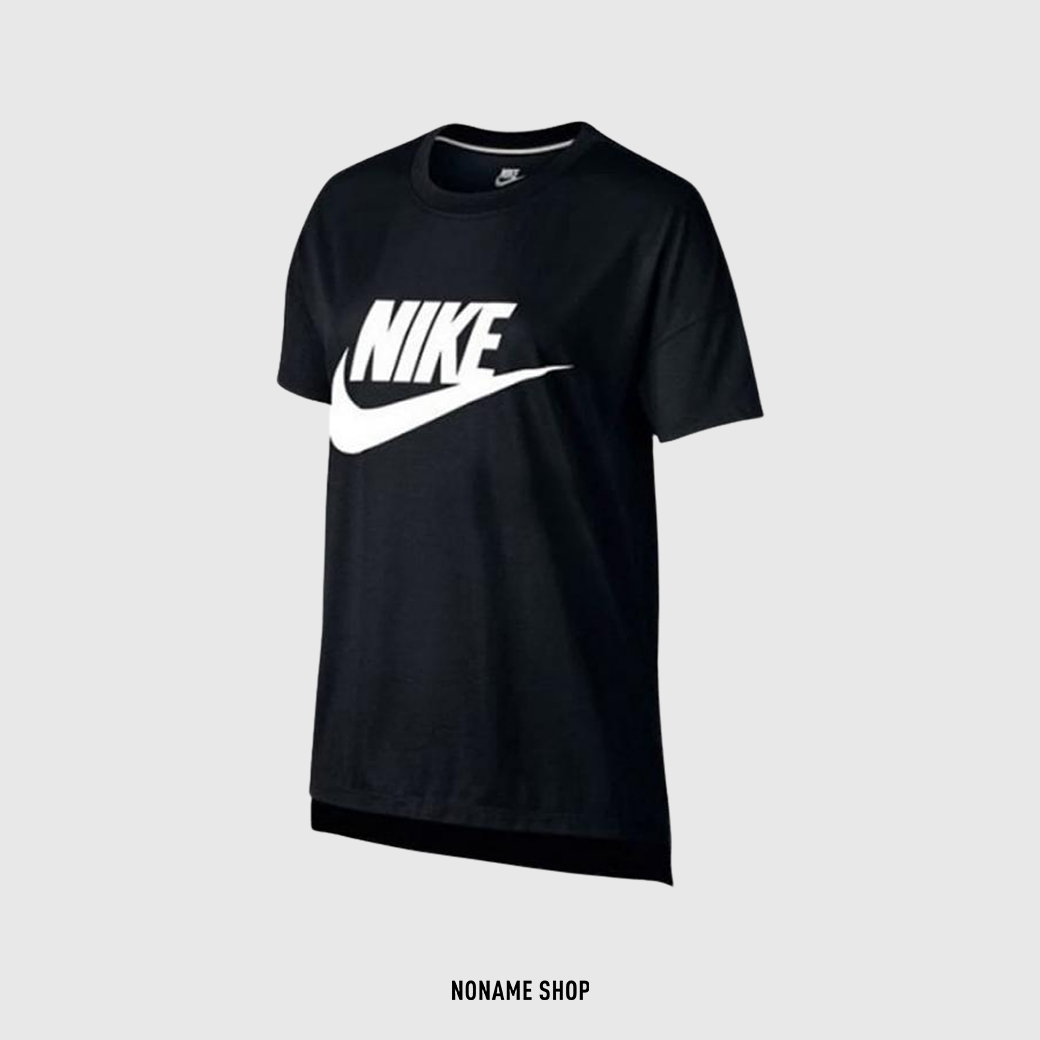 💥出清特價💥 NIKE 大LOGO 短T 黑色 (女款)