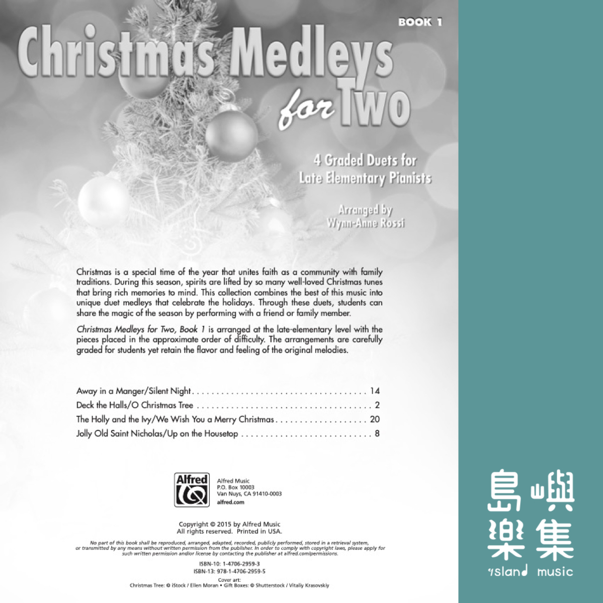 Christmas Medleys for Two, Book 1