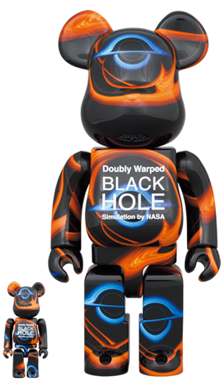 100%+400% BE@RBRICK Doubly Warped BLACK HOLE