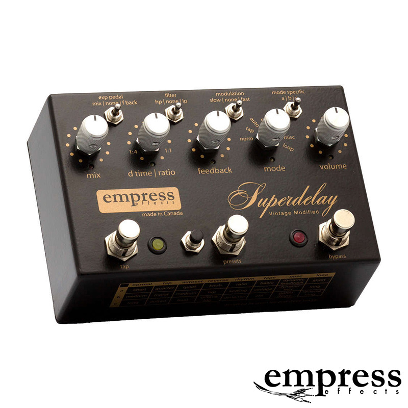 Empress Effects Superdelay Vintage Modified 復古 延遲 效果器