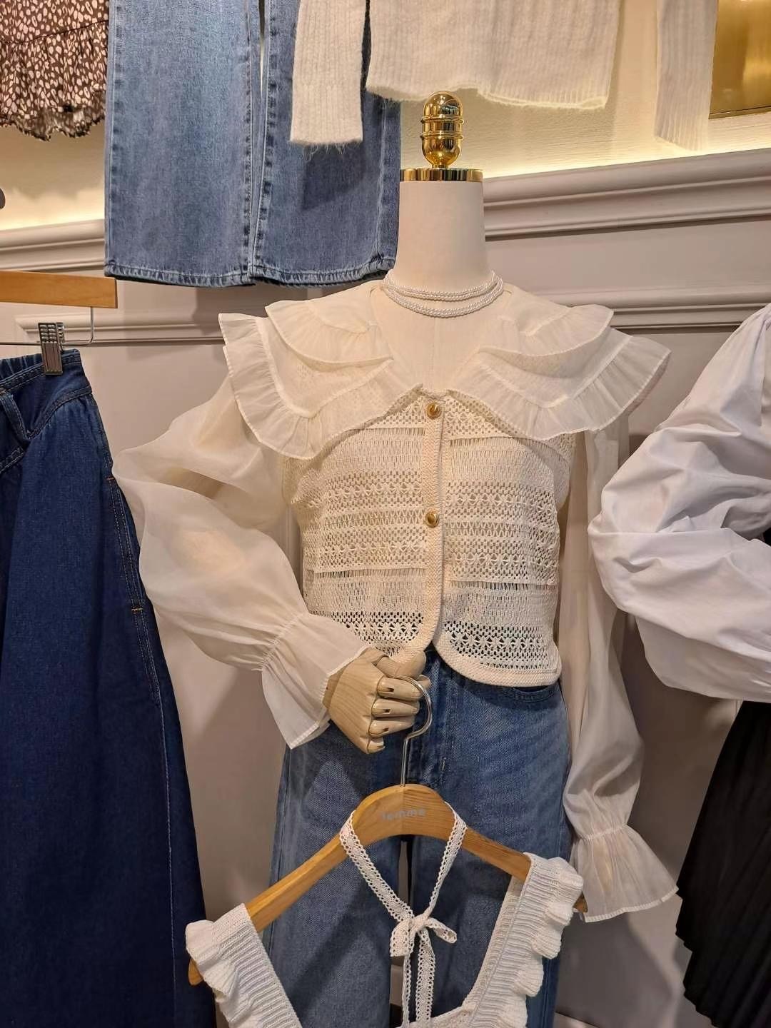 SEPT2350特色假兩件上衣