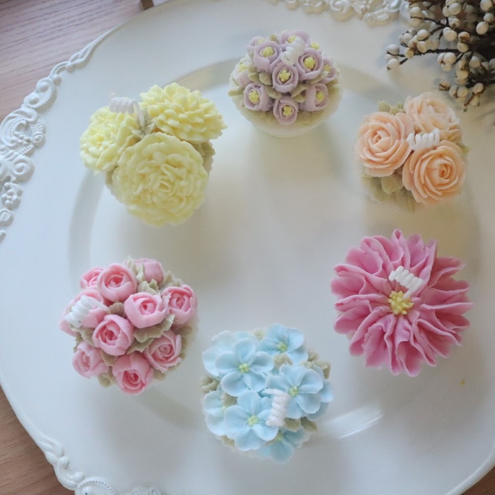 KNDA 大豆蠟唧花班course 1 - cupcake 6pcs