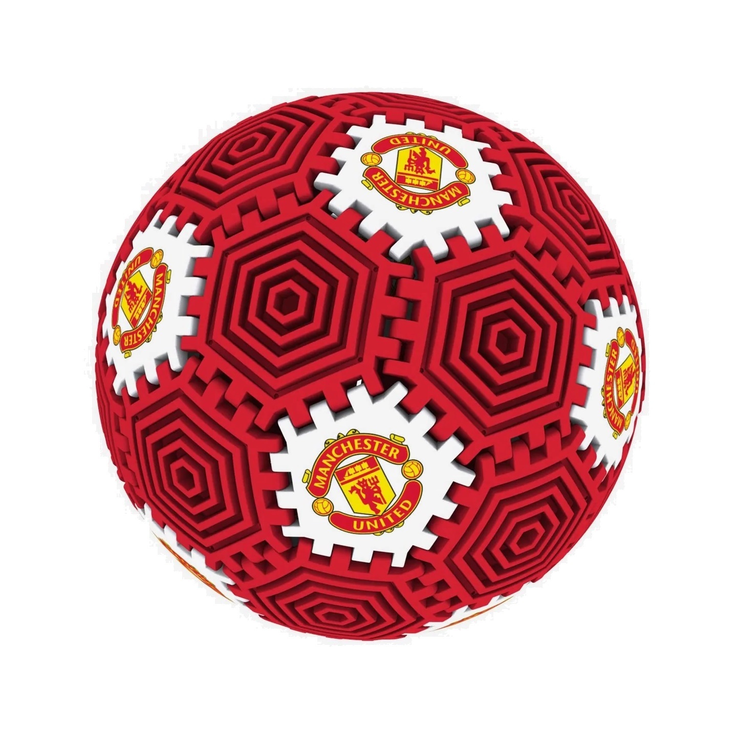 曼聯特色拼圖足球