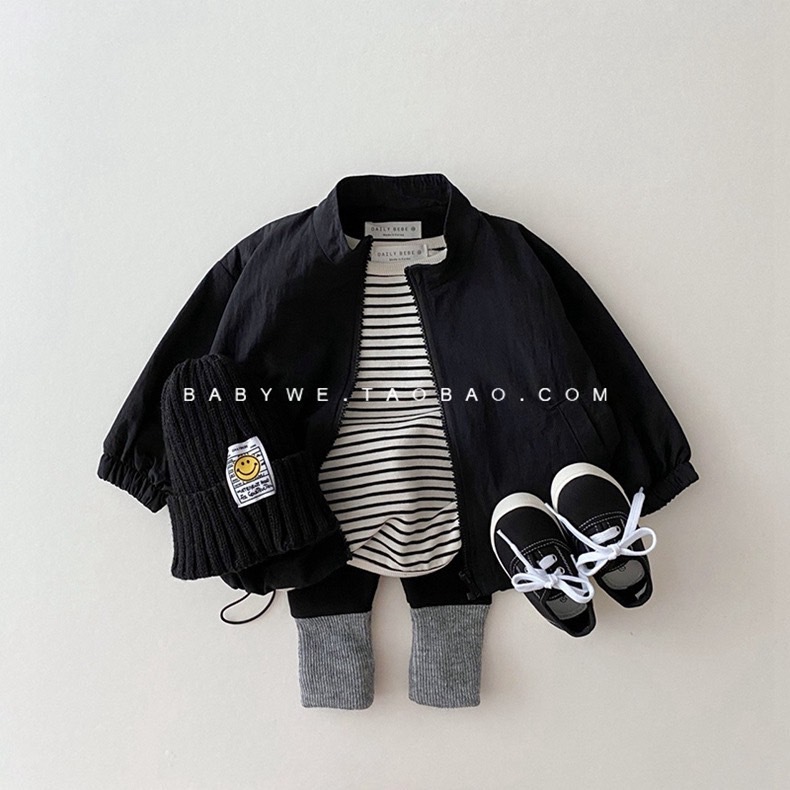 純棉拼接螺紋內搭褲