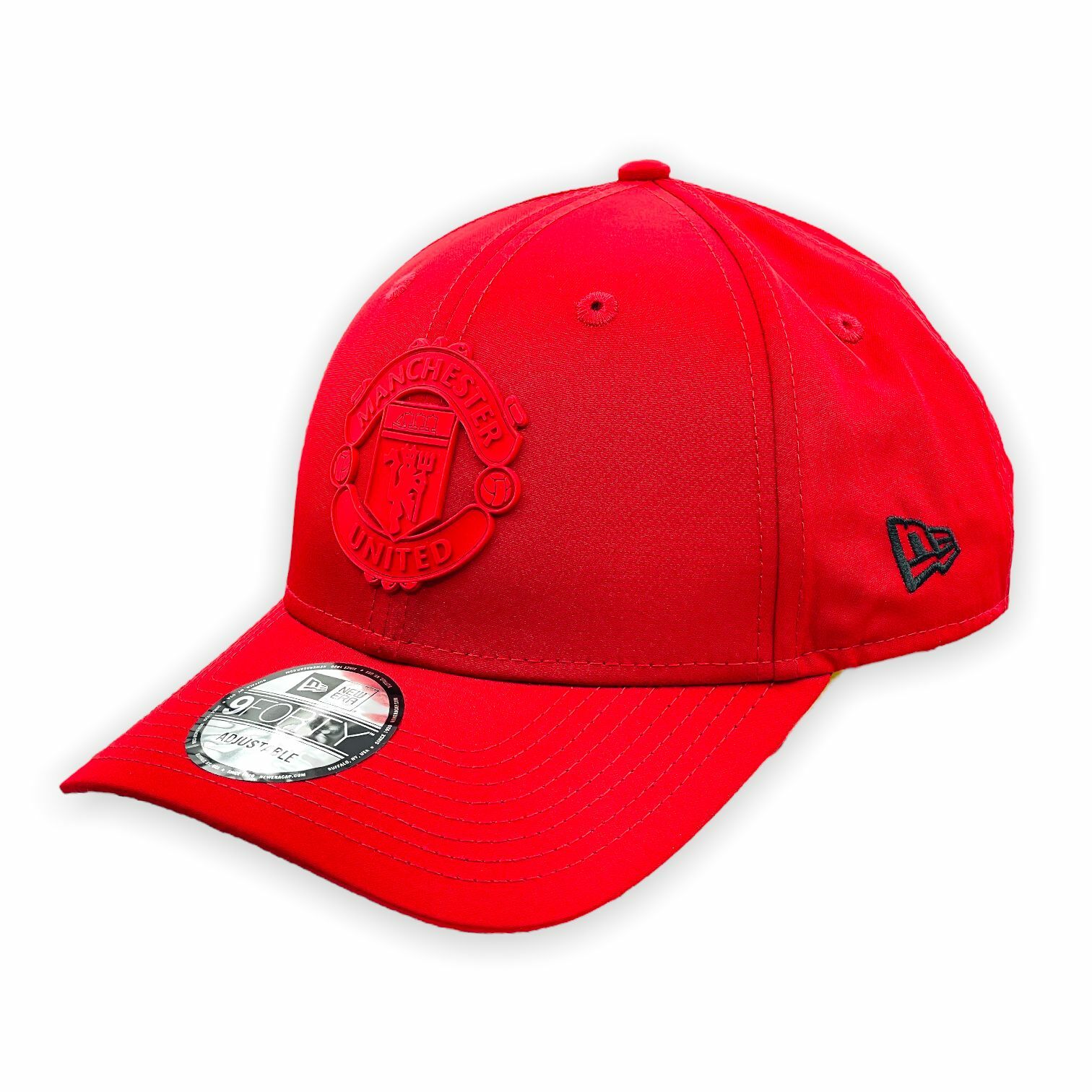 曼聯全紅色紅會徽9FORTY系列帽