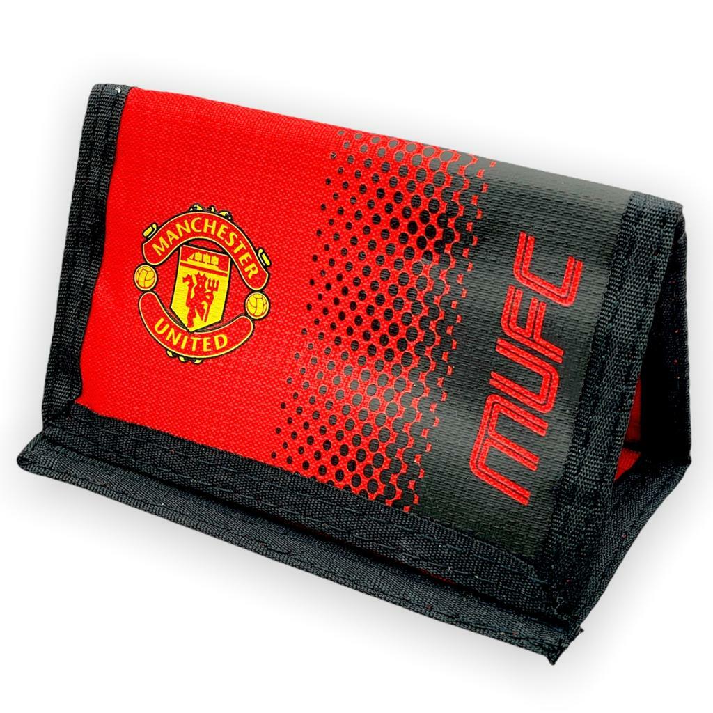 曼聯紅黑色波點銀包