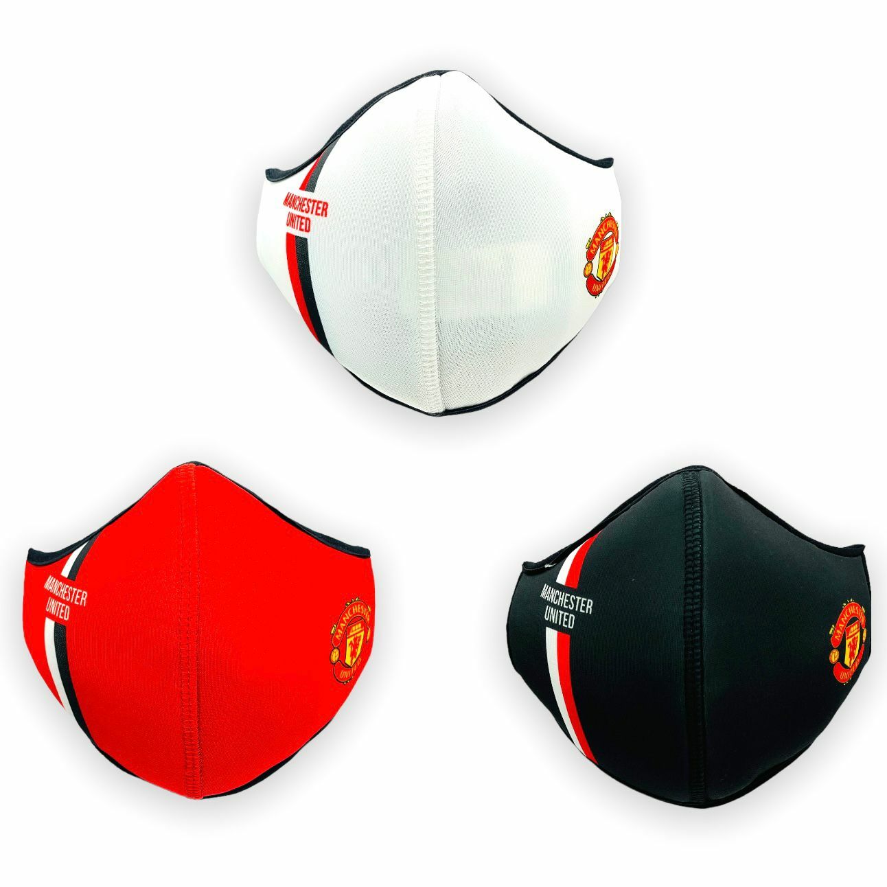 曼聯豪華版會徽口罩套裝(一套三個)