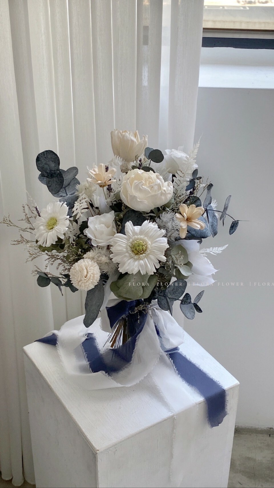 韓系永生捧花 - 冬日靜謐