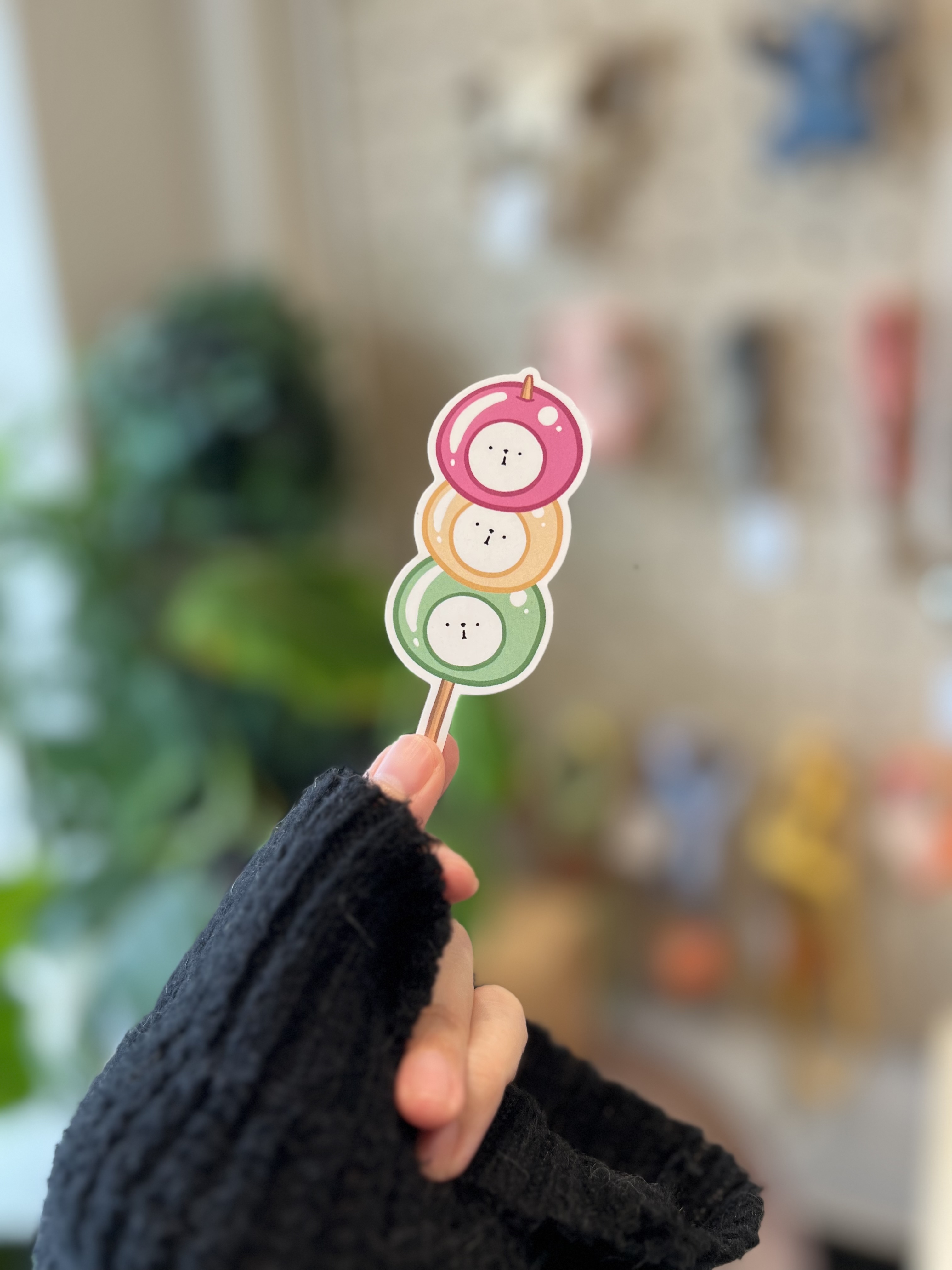 Dango Glossy Die-cut Sticker