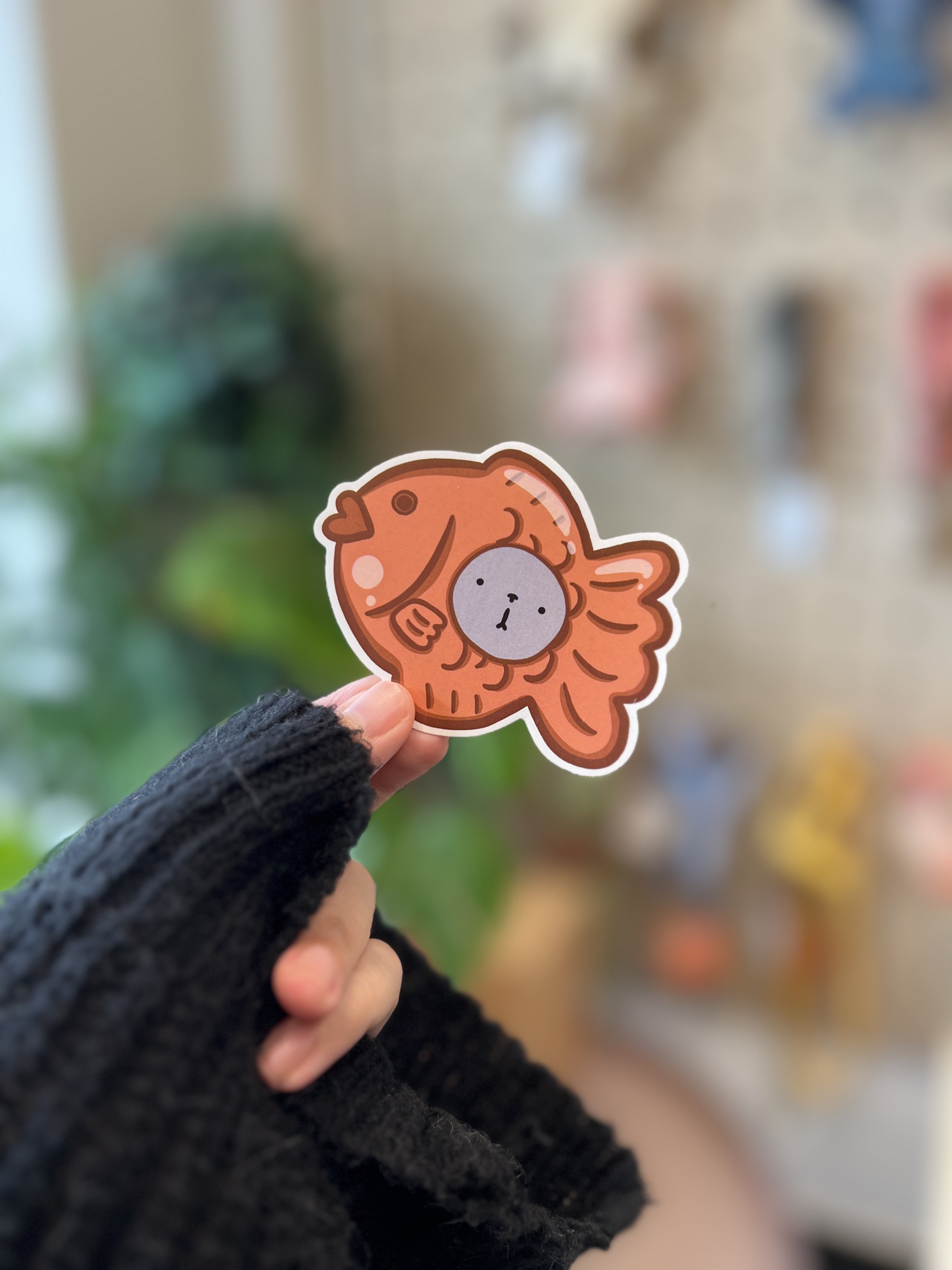 Taiyaki Glossy Die-cut Sticker