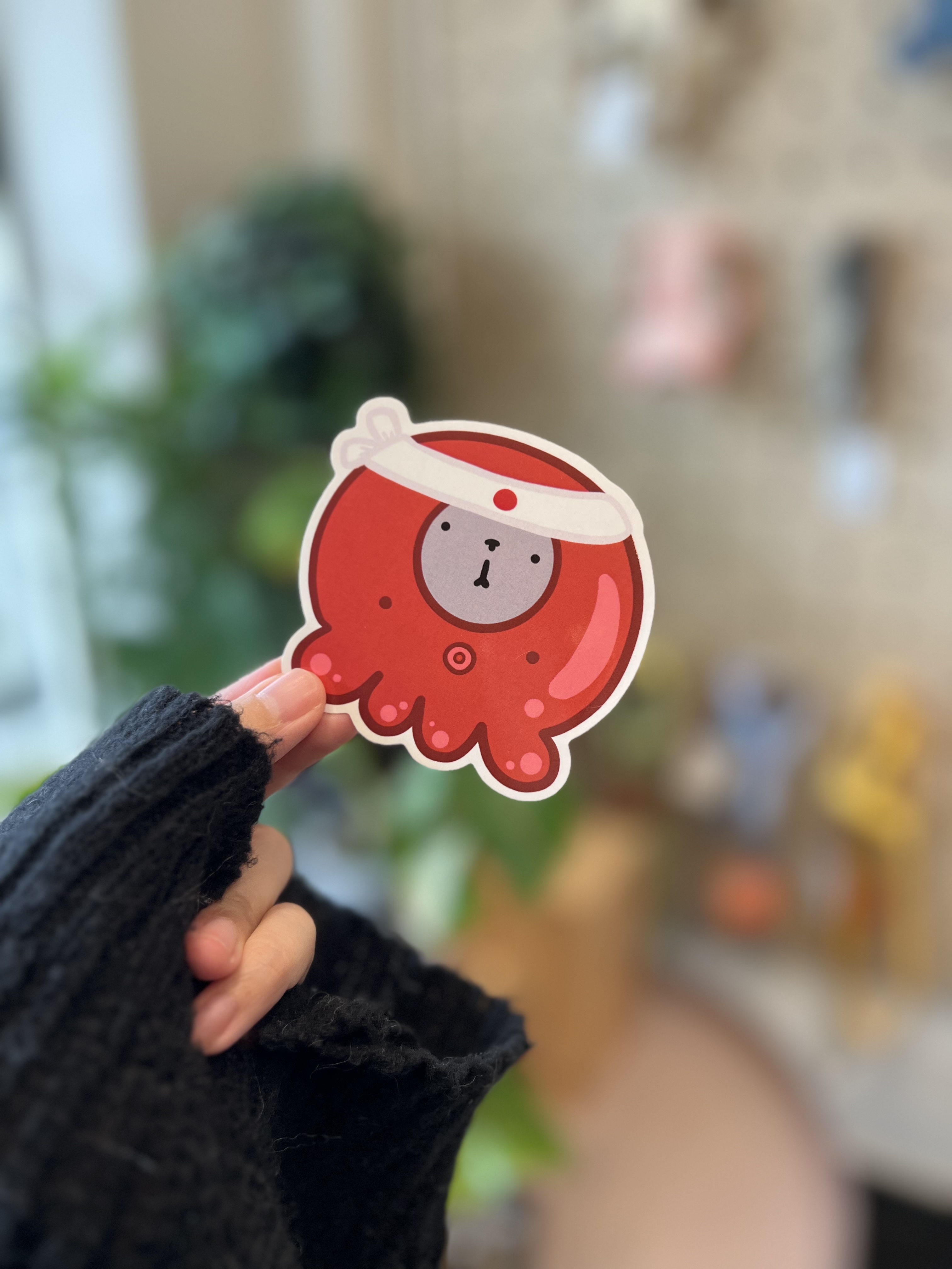 Tako Glossy Die-cut Sticker