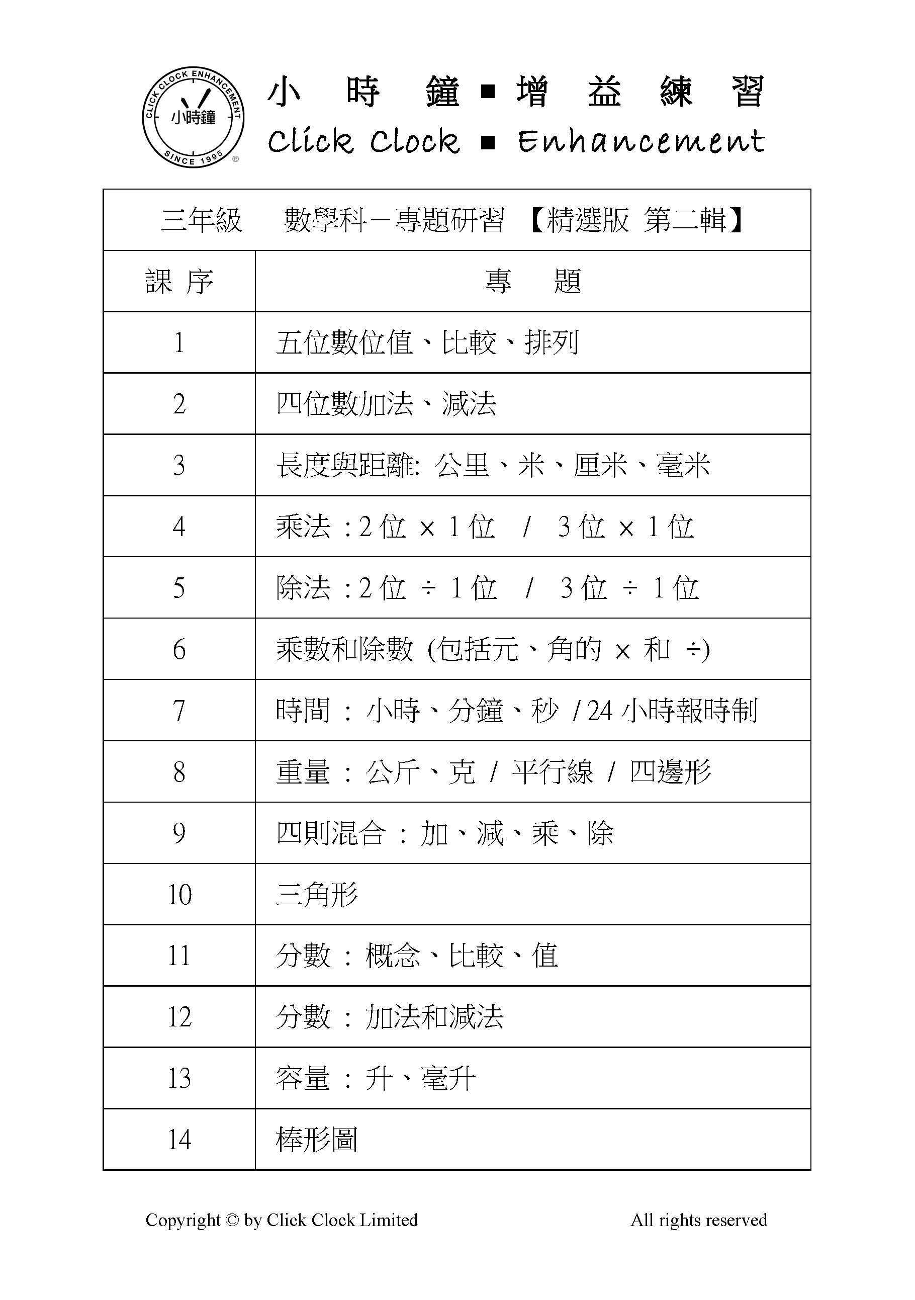 (PM C23)  P3 小學數學 專題研習 (精選版 第二輯) - 中文版本