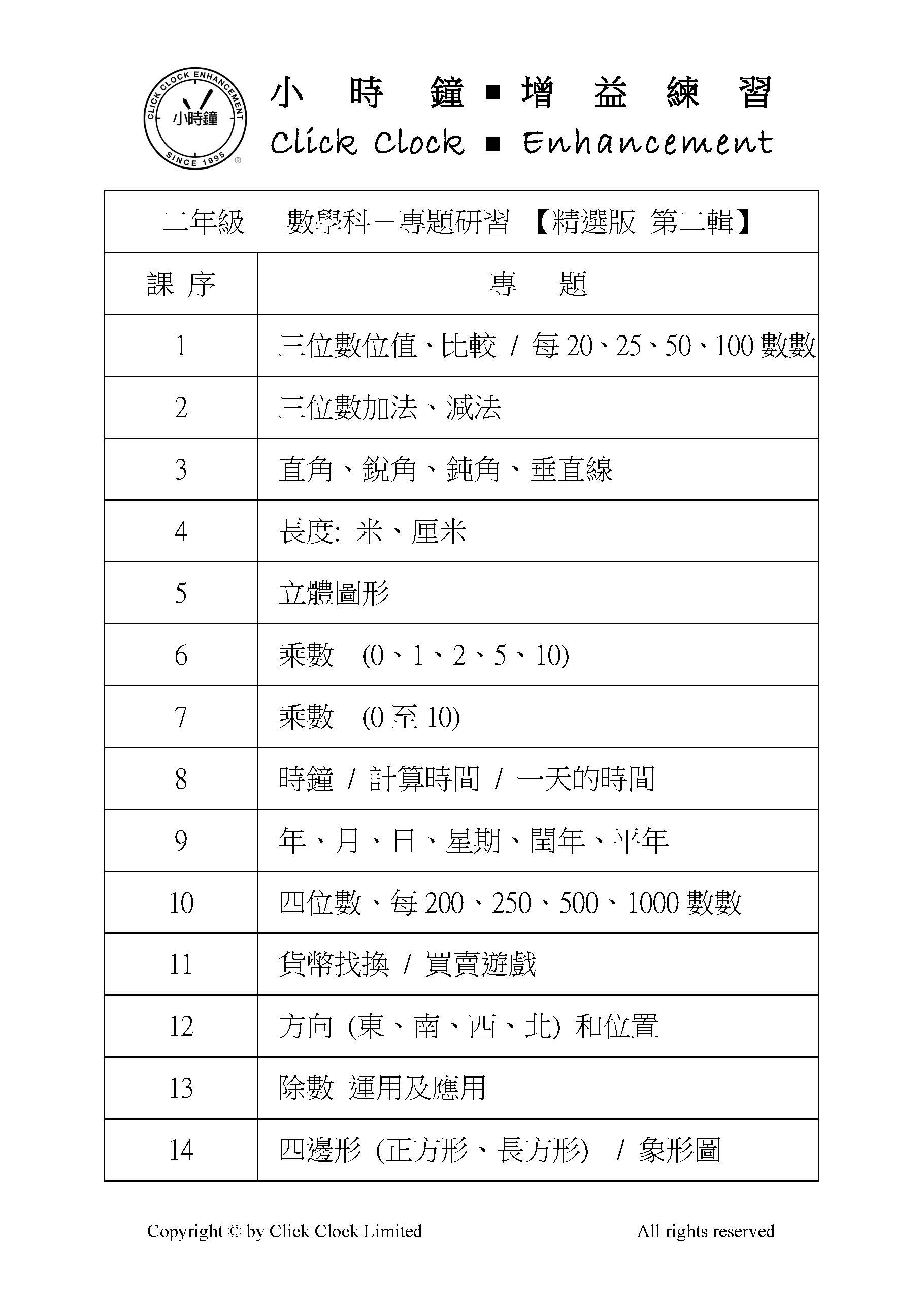 (PM C23)  P2 小學數學 專題研習 (精選版 第二輯) - 中文版本
