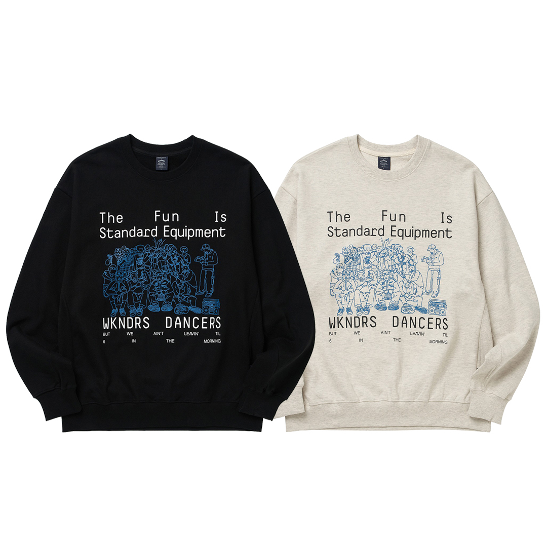 ★22-23FW新作★WKNDRS★DANCERS SWEATSHIRT WKNDRS 22FW DANCERS SWEATSHIRT