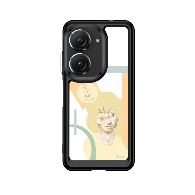 Asus ZenFone 9/10手機防摔殼藝術之花