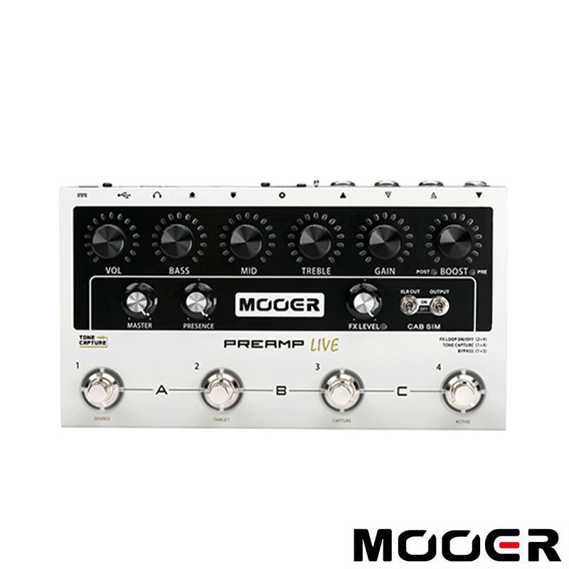 Mooer Preamp Live 地板式 前級效果器 箱體模擬