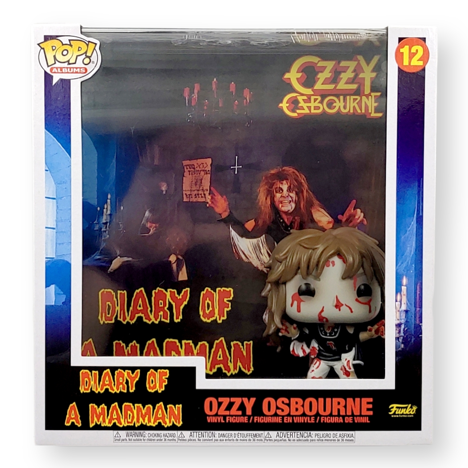 FUNKO POP<Ozzy Osbourne>Diary of a Madman(唱片封面陳列盒)-No.12