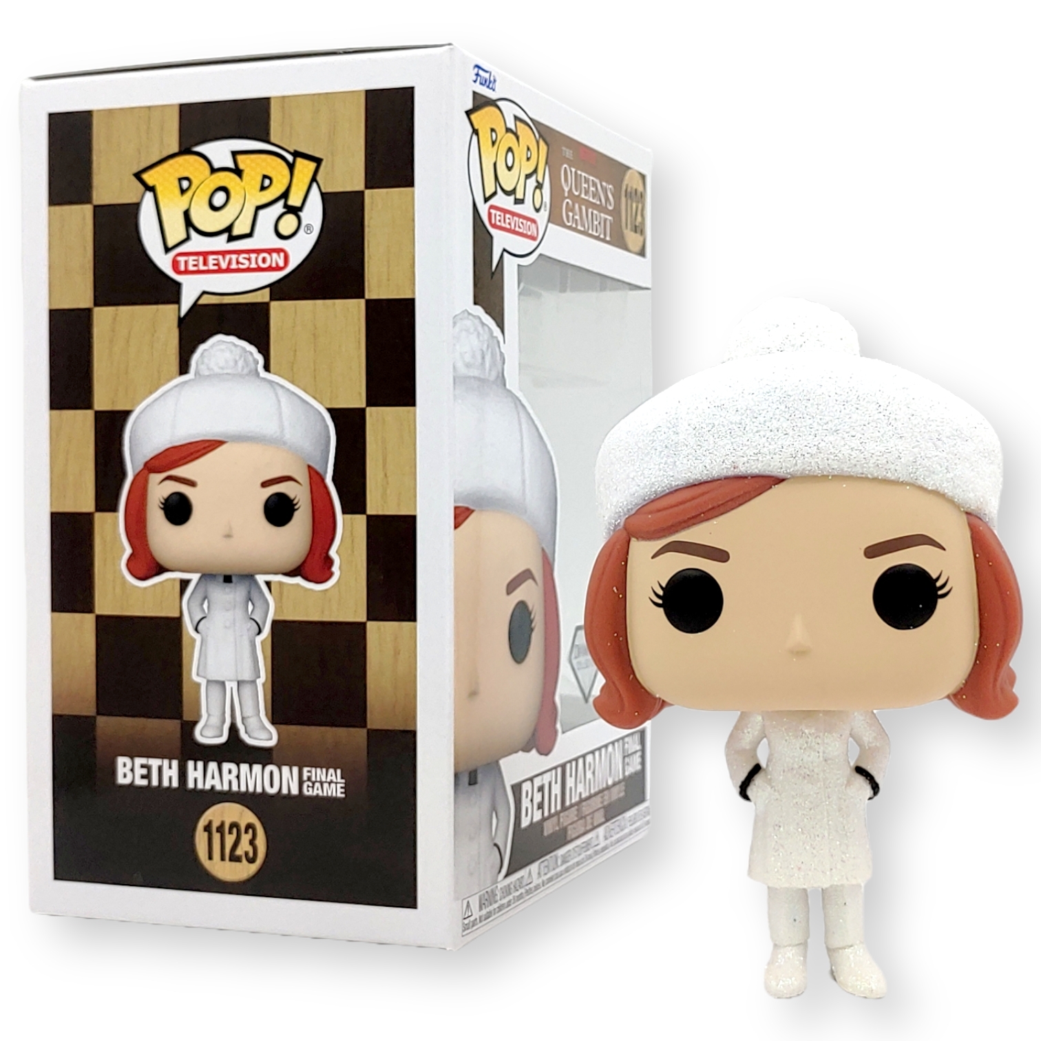 FUNKO POP<后翼棄兵>貝絲·哈蒙(白衫)(鑽石版) -No.1123