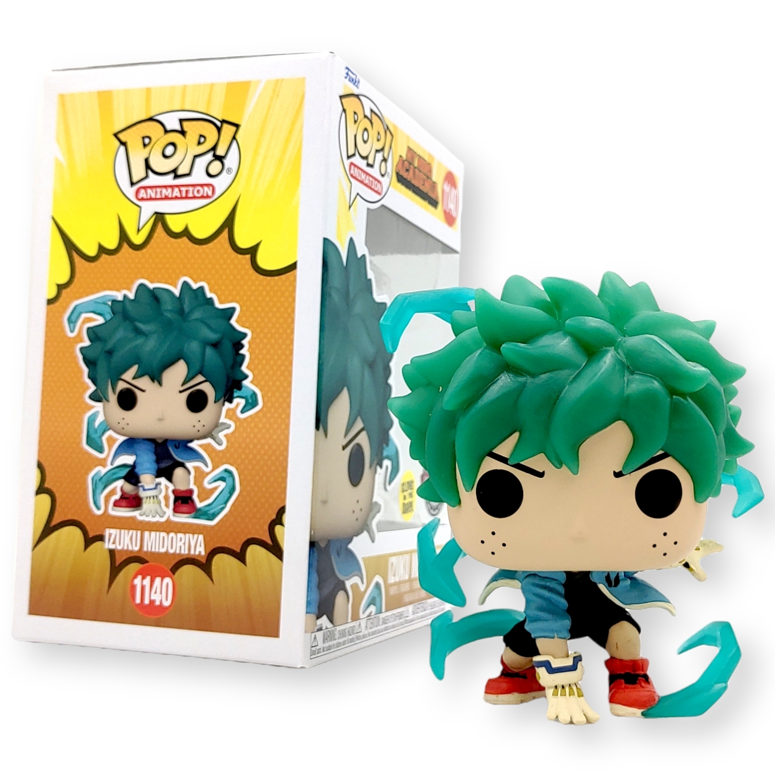 FUNKO POP <我的英雄學園> 綠谷出久-爆碎風(夜光版)-No.1140