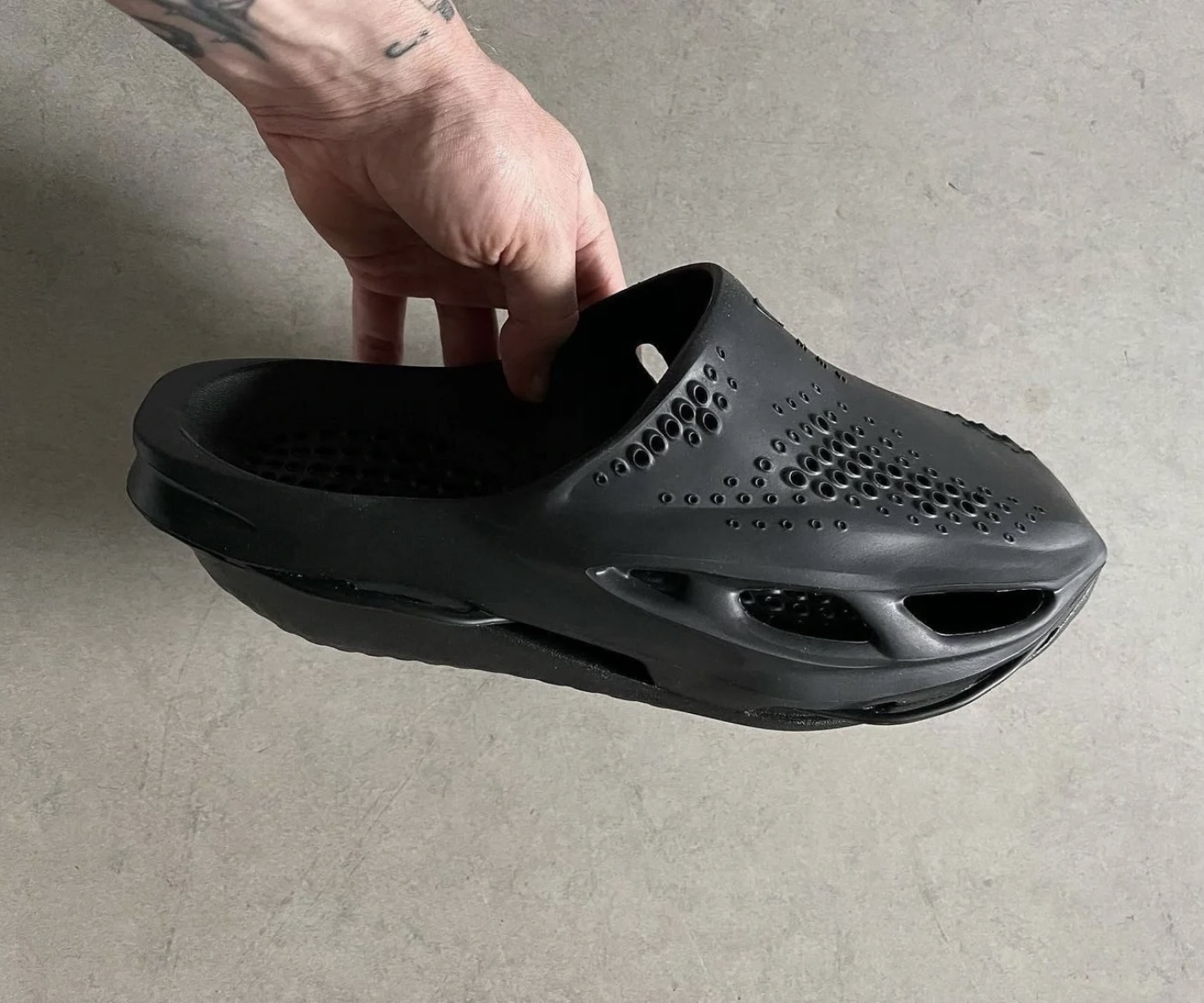 MMW x Nike Zoom 005 潮流運動拖鞋 黑色 (DH1258002)