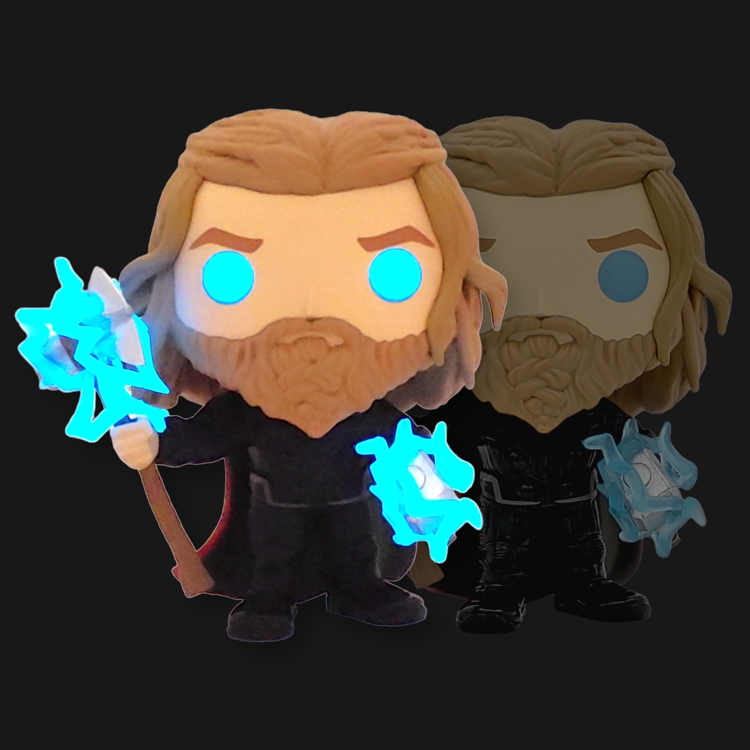 FUNKO POP<復仇者聯盟4>雷神戰斧雷電(夜光版)(CHASE版)-NO.1117