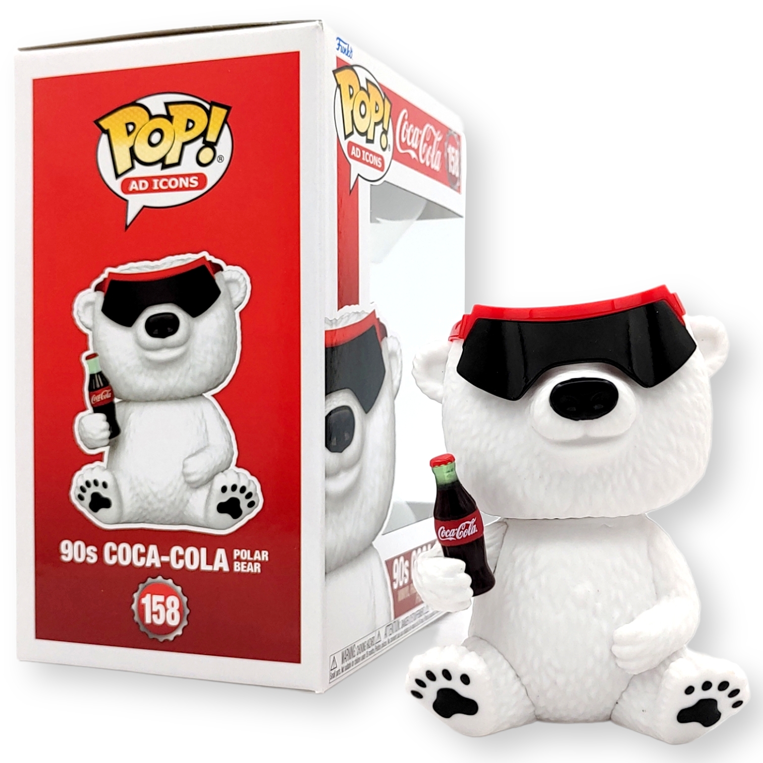FUNKO POP <可口可樂>90年代黑超北極熊-No.158