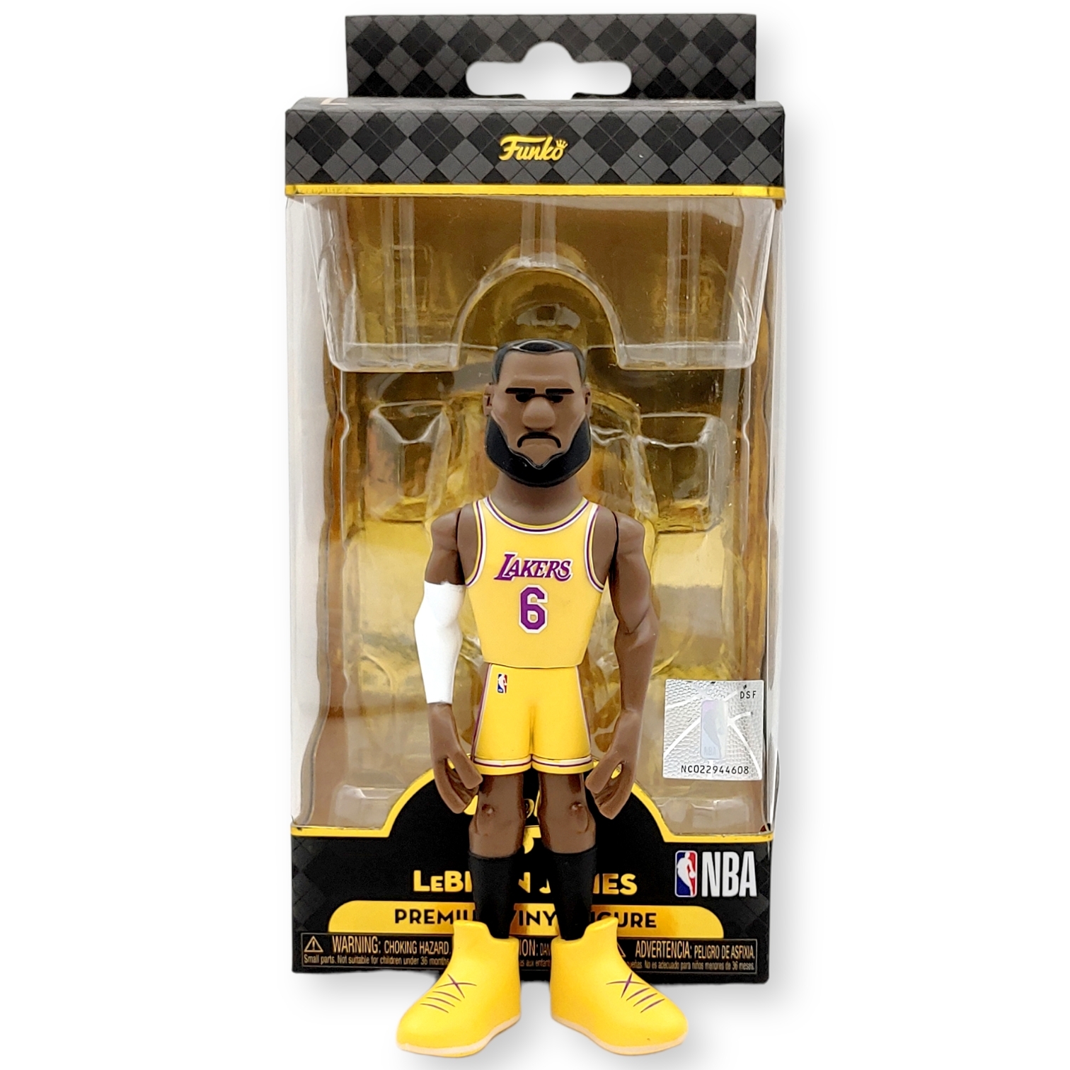 FUNKO POP<NBA Gold>湖人5吋勒邦占士(黃衫)