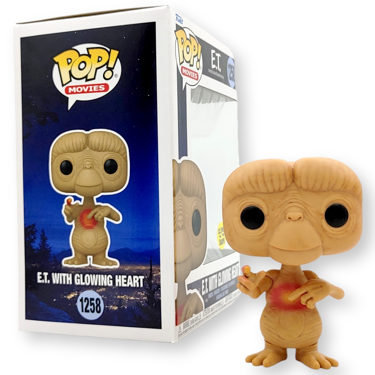 FUNKO POP <E.T外星人>E.T.發光的心(夜光版)-No.1258