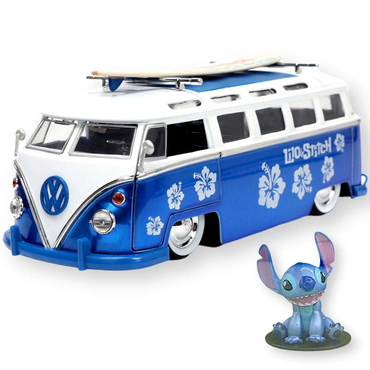 史迪仔1:24福士麵包車擺設