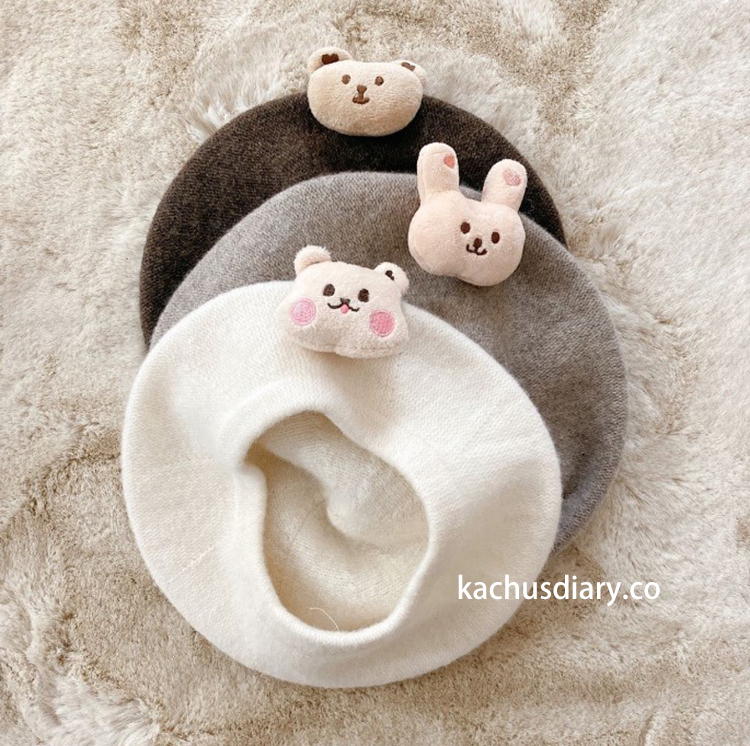 little bear animal family berets