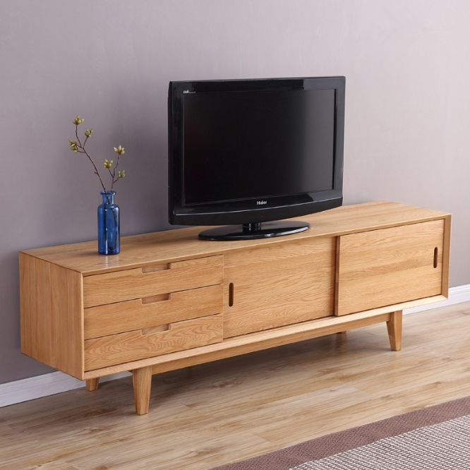 簡約實木電視櫃 CD-0003