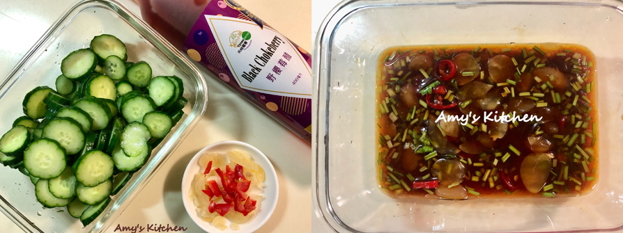 【涼拌豆皮小黃】 Cold Bean Skin Gherkin