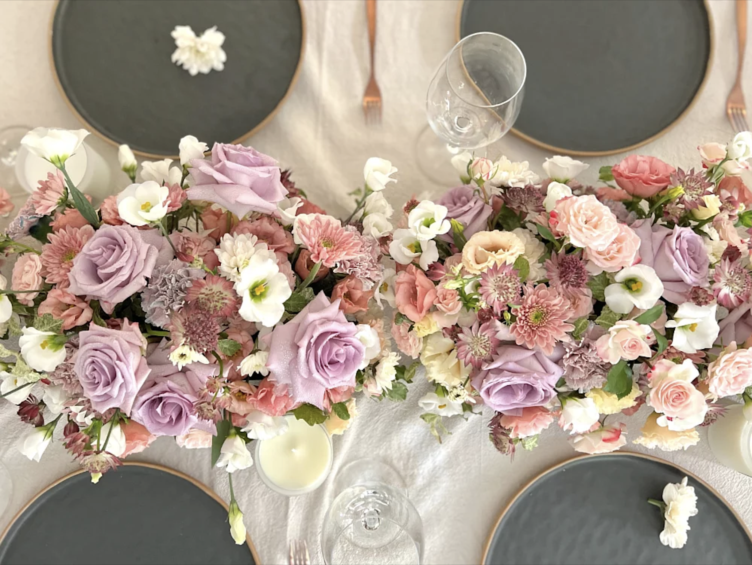 活動場地佈置-婚禮桌花佈置1