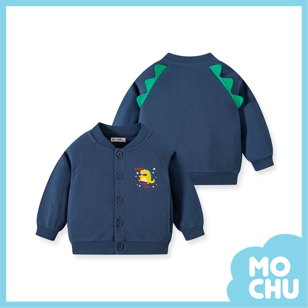 星星恐龍單排扣外套(四色)