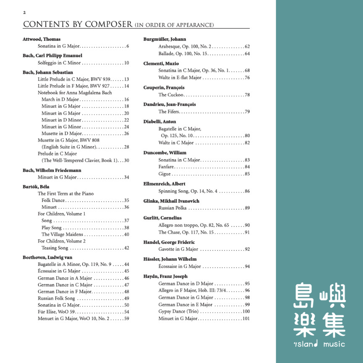 Piano Masterworks for Teaching and Performance, Volume 1