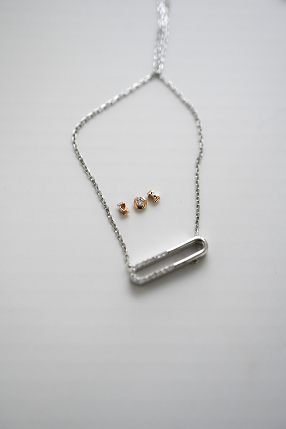 18K Especial Your Own Initial Diamond Necklace