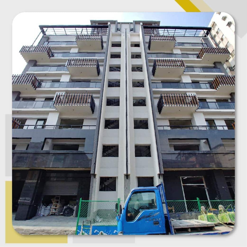 台中冠勇美臻館露臺防水工程，選用南寳漆的M312南寶複合式防水材。