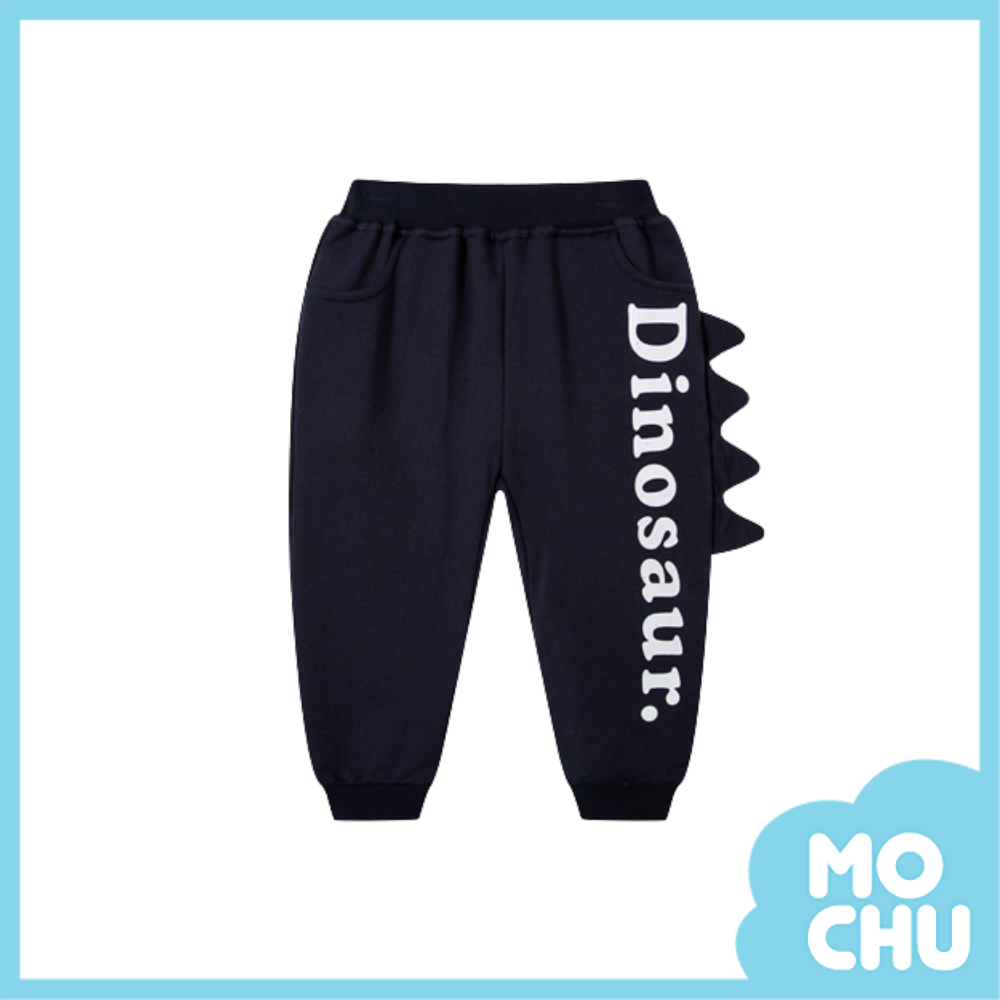 恐龍字母休閒長褲(三色)